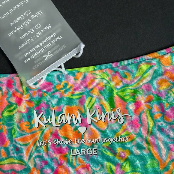 Kulani Kinis Minimal Full Coverage Bikini Bottoms Swim New - Picture 3 of 5